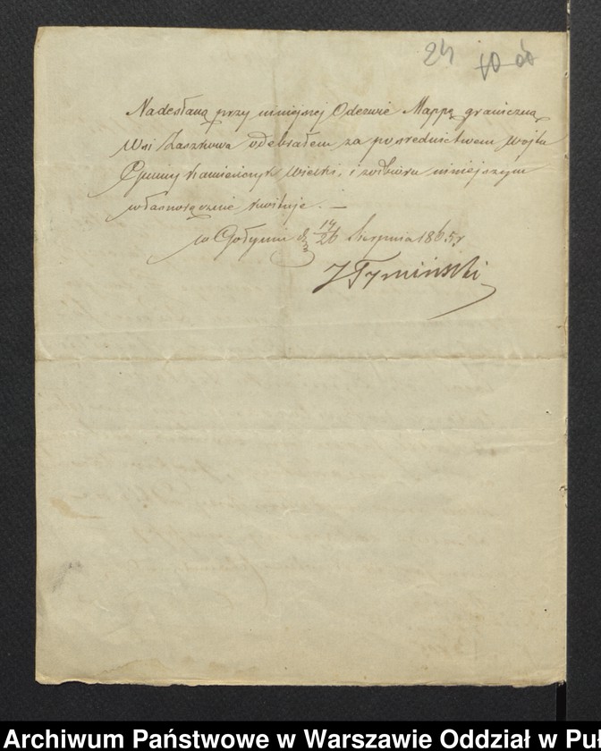 image.from.unit.number "O urządzaniu chłopów byłej rządowej wsi Tymianki Szklarzegm. Kamieńczyk Wielki, wchodzącej w skład prywatnej własności tejże nazwy podlegającej ziemianinowi Osipowi Tymińskiemu"