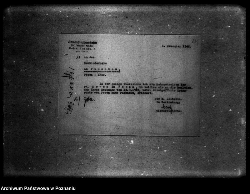 Obraz 18 z jednostki "Schriftwechsel mit anderen. [Korespondencja z innymi zakładami opiekuńczymi]."