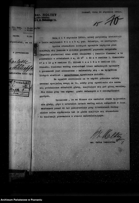 Obraz 19 z jednostki "Majętność leśna Wioska powiat wolsztyński"