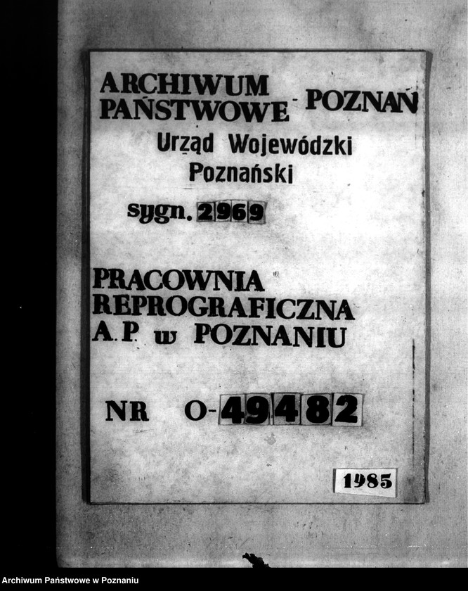 Obraz 1 z jednostki "Majątek Kosztowo powiatu wyrzyskiego wyłączenie z art. 4/5 ustawy o wykonaniu reformy rolnej Helmut Buettner"