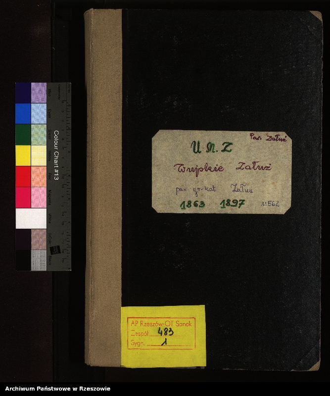 image.from.unit.number "Księga urodzeń, małżeństw, zgonów z miejscowości Wujskie i Załuż"