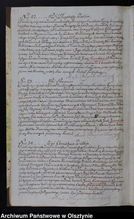 image.from.unit.number "Duplicat Urodzenia, Zaślubienia i Zeyścia Parafii Grzebsk z roku 1833-go"