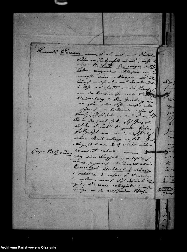 image.from.unit.number "/Papiers du Camp de Landau de Carl Fr. Lehndorff, Manöverbericht mit pro memorias/."