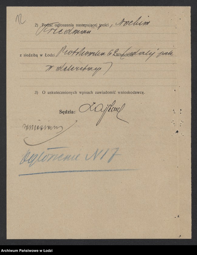 image.from.unit.number "Nochemie Friedman- sprzedaż przyborów fotograficznych"