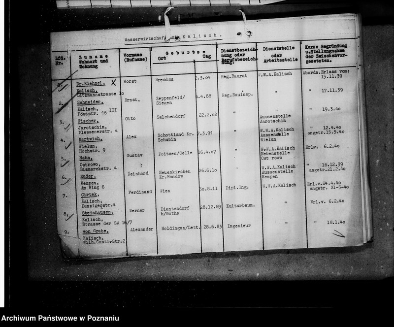 Obraz 5 z jednostki "Kriegsverdienst - Auszeichnungen- Vorschläge der Wasserwirtschaftsverwaltung"