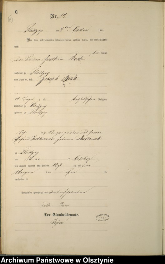 image.from.unit.number "Sterbe-Haupt-Register Nr 1 - 24"