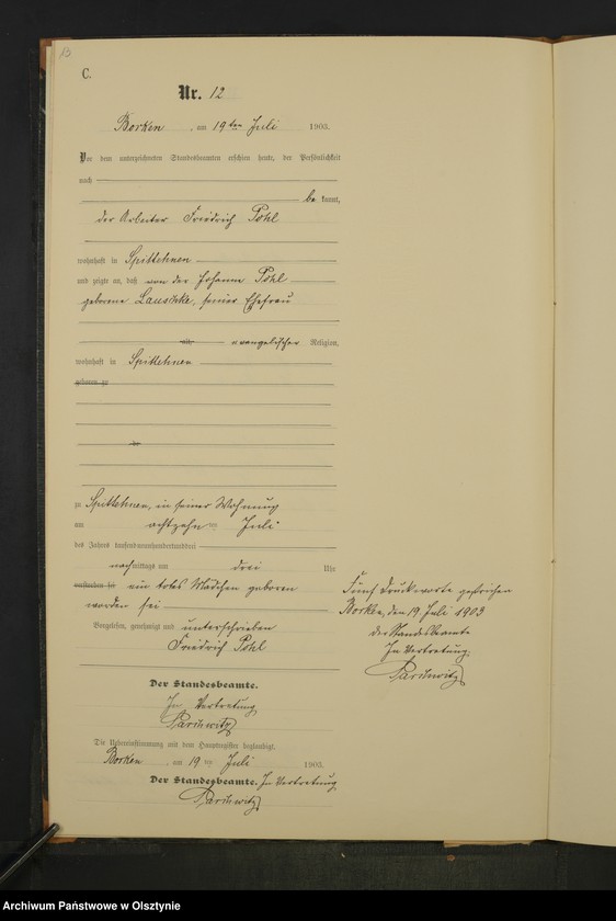 image.from.unit.number "Sterbe-Neben-Register Nr 1 - 25"