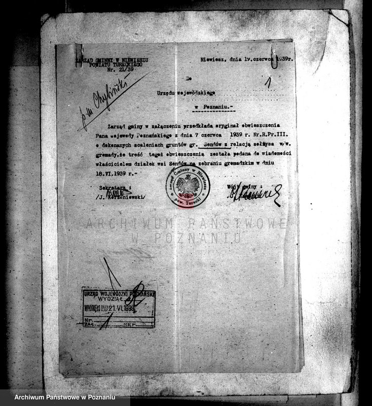 Obraz 5 z jednostki "Regulacja hipoteczna scalonych wsi Sendów powiatu tureckiego"