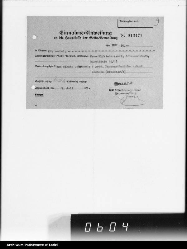 Obraz 10 z jednostki "Rechnungen für Schmucksachen"