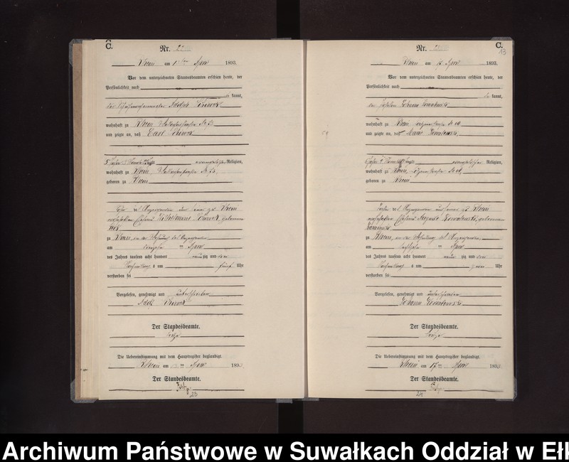 image.from.unit.number "Sterbe-Neben-Register des Preussischen Standes-Amtes Rhein Kreis Loetzen"