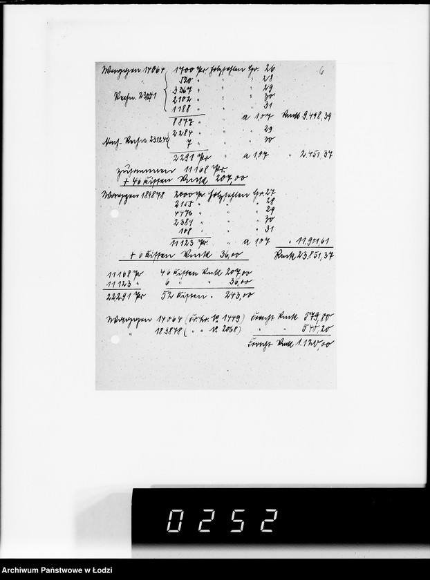 Obraz 10 z jednostki "Kriegsaufträge Belastungen"