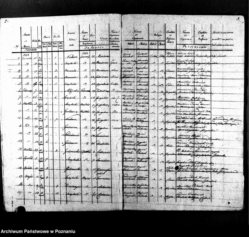 Obraz 4 z jednostki "Libri metrices baptisatorum, desponsatorum, mortuorum"