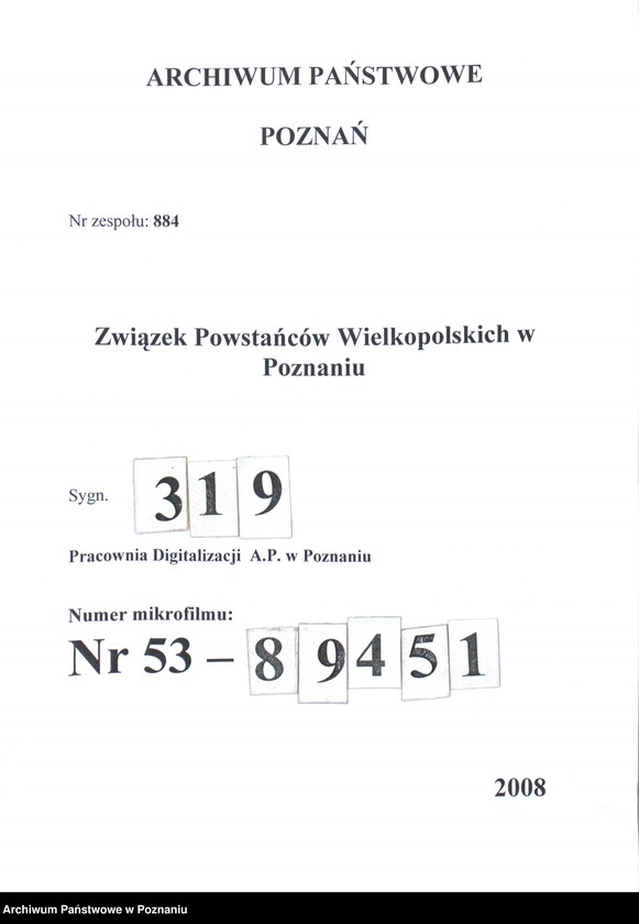 Obraz 1 z jednostki "Rosko, powiat Czarnków - akta koła."