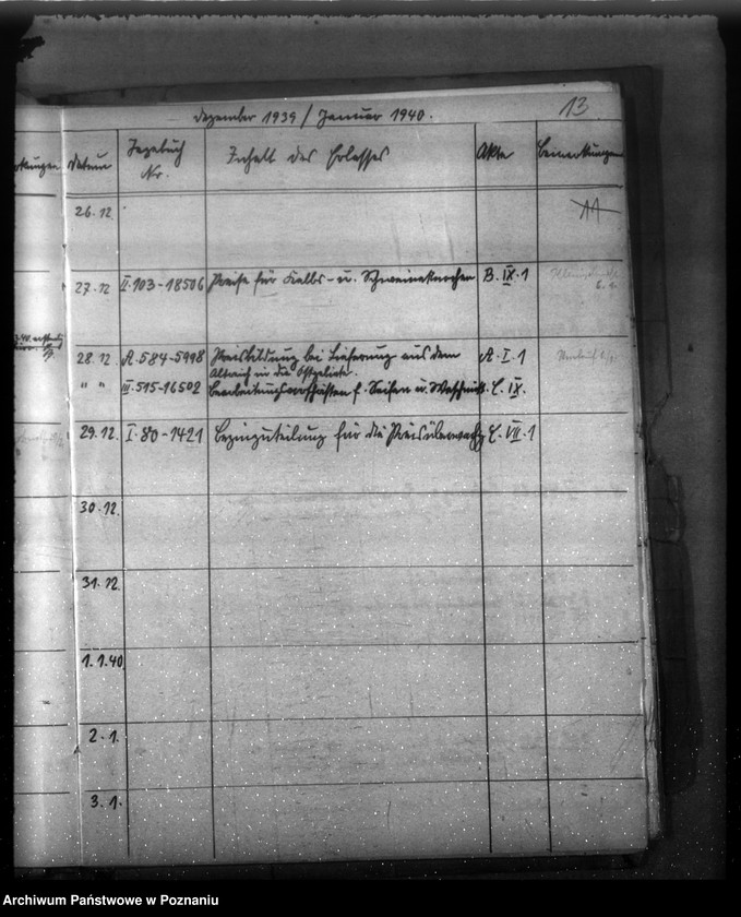 Obraz 17 z jednostki "Ministerial- Erlass- Kontrolle der Preisbildungsstelle des Reichsstatthalters im Warthegau"