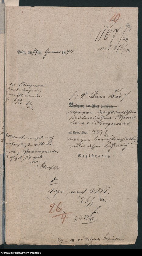 Obraz 18 z jednostki "A. betr. den polnischen Überläufer Przemysław von Tchorzewski"