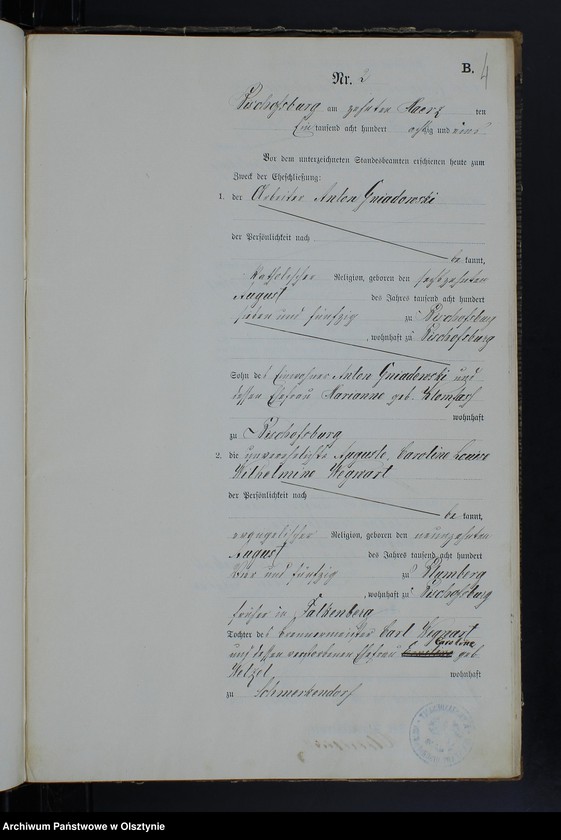 image.from.unit.number "Heiraths-Neben-Register Nr 1 - 26"