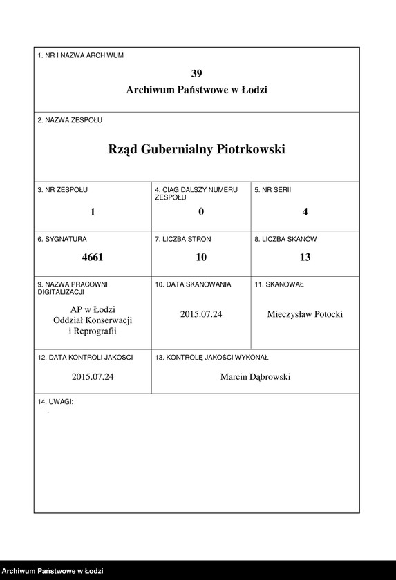 image.from.unit.number "Ob˝ utverždenìi proekta na postrojku Gazov’ìm˝ Obŝestvom˝ v˝ g[orode] Lodzi po Targovoj ulicě pod˝ No 34/1228 stroenìj"