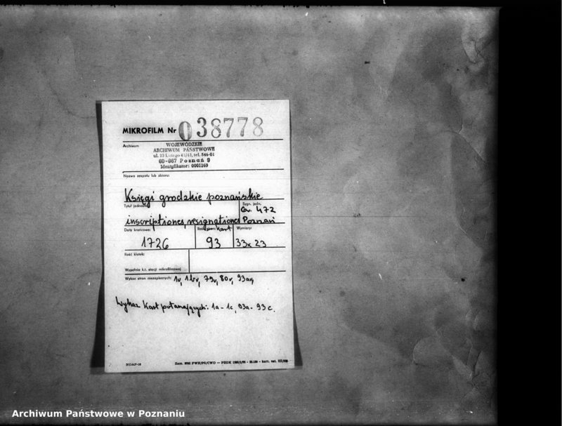 Obraz 2 z jednostki "Inscriptiones, resignationes [protocollon]"