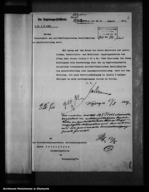 image.from.unit.number "Lötzen, Burg"