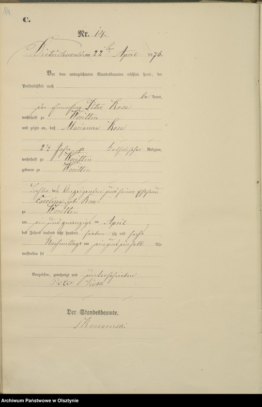 image.from.unit.number "Sterbe-Haupt-Register Nr 1 - 51"