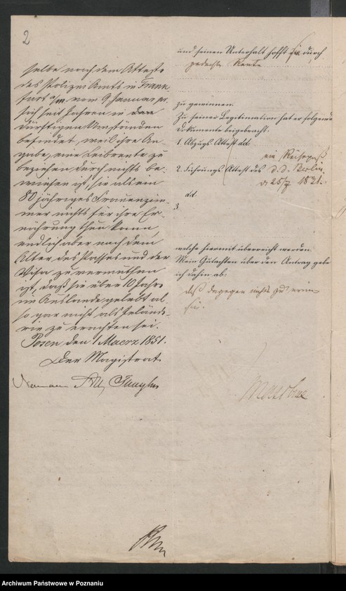 Obraz 6 z jednostki "A. betr. die polnische Emigrantin Marie von Uminska"