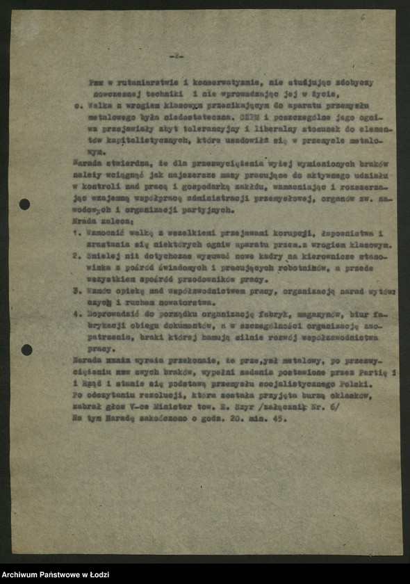 Obraz 7 z jednostki "Rezolucje z krajowych narad aktywu"