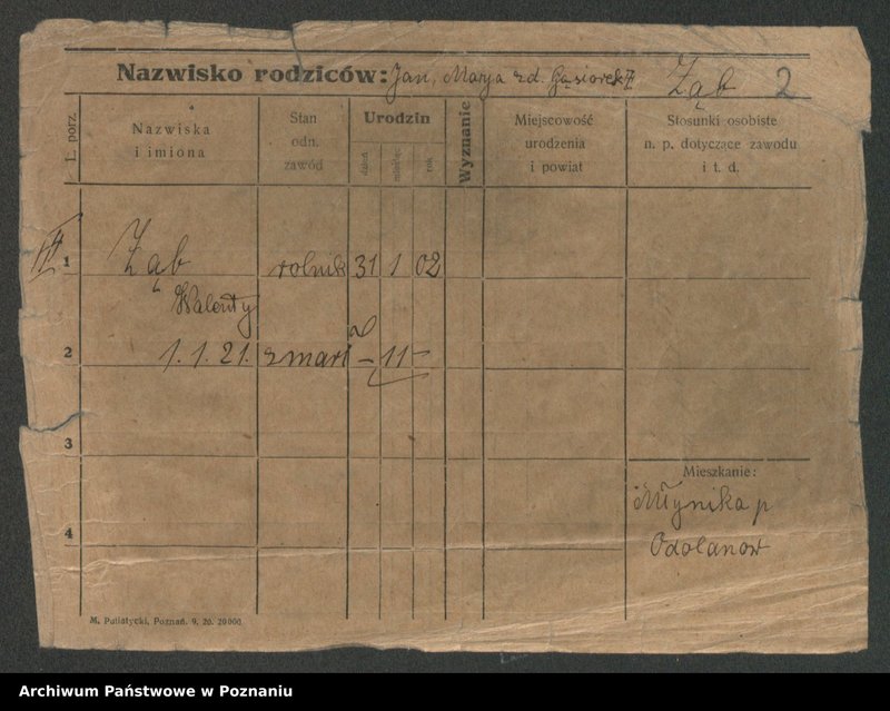 Obraz 4 z jednostki "Ząb - Zagalewski"