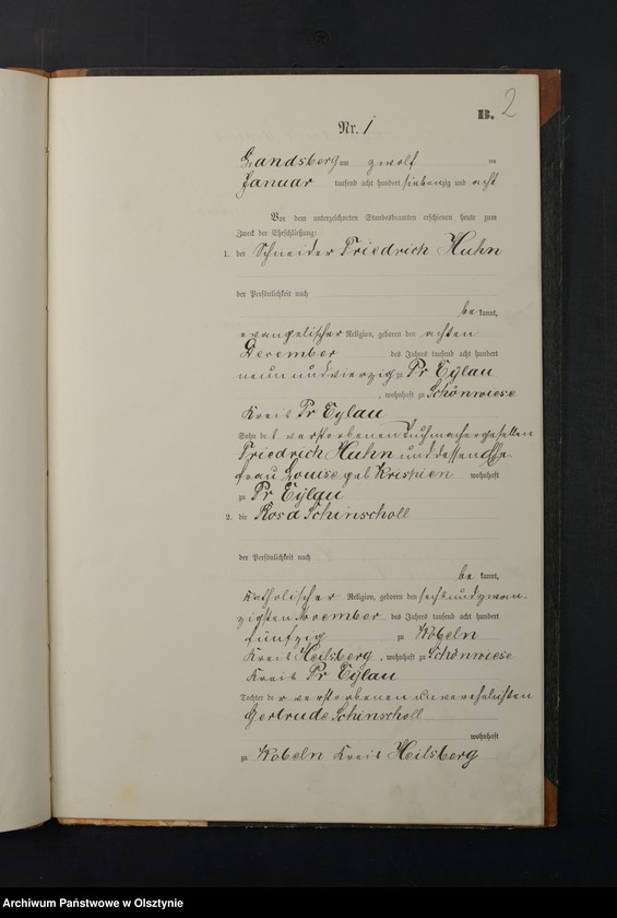 image.from.unit.number "Heiraths-Neben-Register Nr 1 - 9"