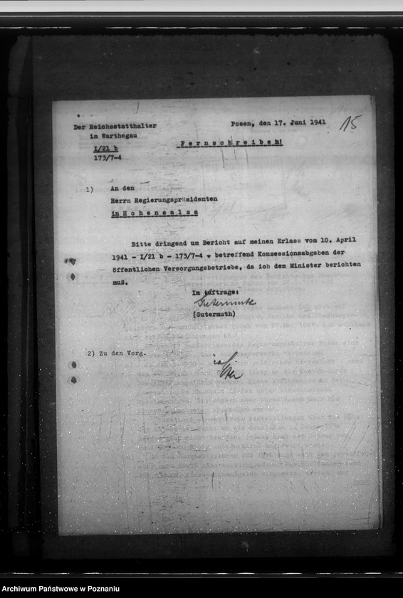 Obraz 19 z jednostki "Konzessionsbetriebe der öffentlichen Versorgungsbetriebe"