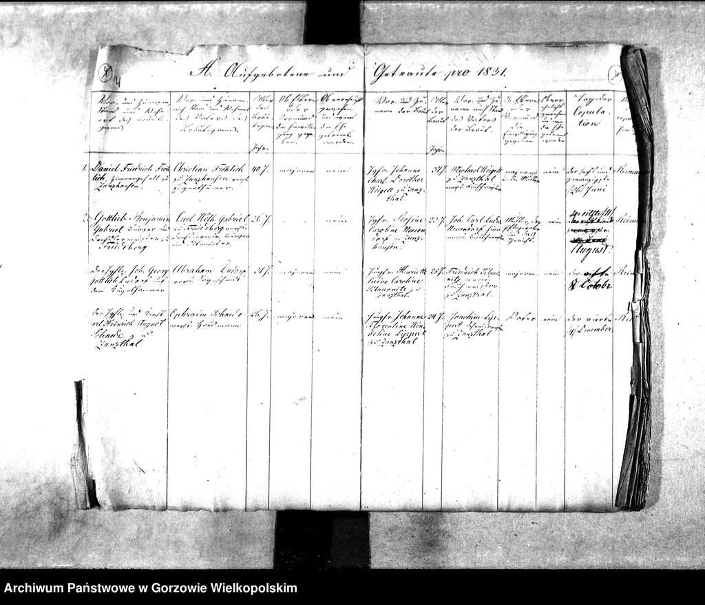 image.from.unit.number "Duplikate der Kirchenbücher von der Parochie Zanzhausen: Zanzhausen (Santoczno), Rohrbruch (Rybakowo), Lotzen (Łośno), Zanzthal (Zdroisko)"