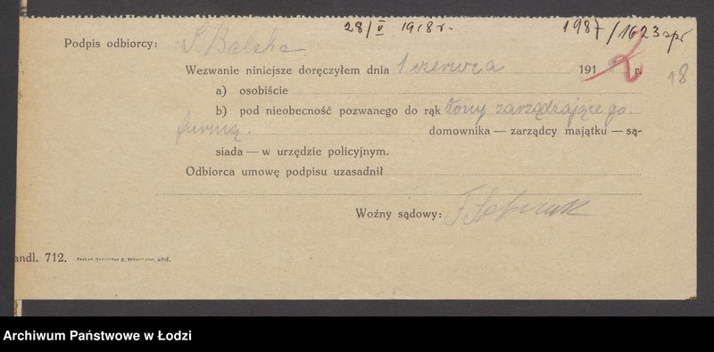 Obraz 20 z jednostki "Józef Fraget- Fabryka wyrobów srebrnych i platerowanych"