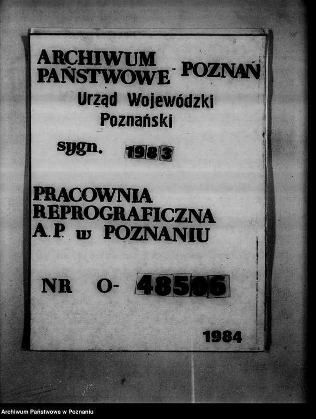 Obraz 1 z jednostki "/Wykaz szacunku przyjęcia dla państwowych nieruchomości ziemskich rozparcelowanych przed 1932/"