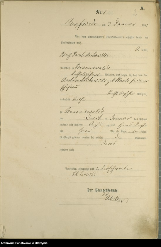 image.from.unit.number "Geburts-Haupt-Register Nr 1 - 98"