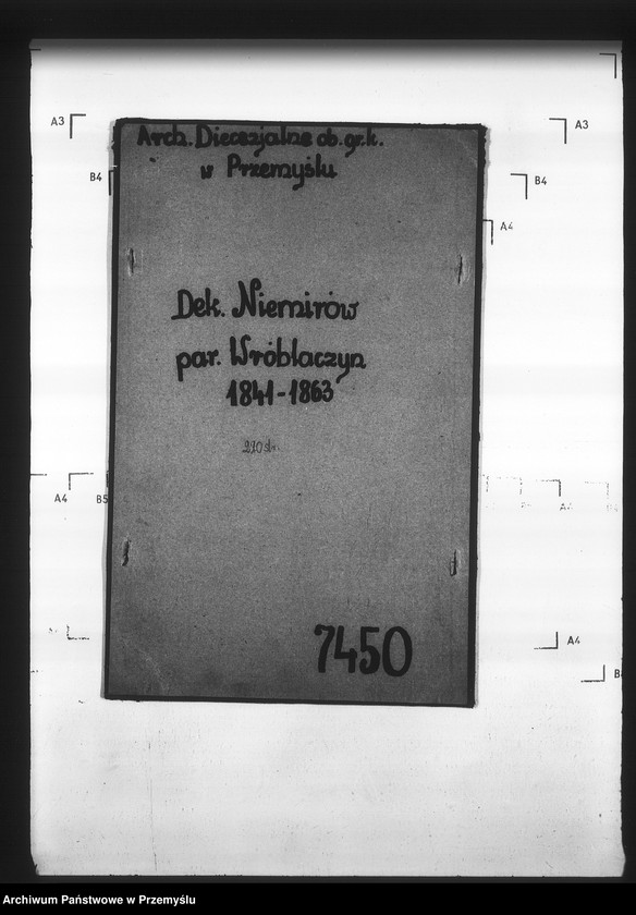 image.from.unit.number "[Kopie ksiąg metrykalnych parafii Wróblaczyn z filią Wola Wróblaczyńska (dekanat Niemirów)]"