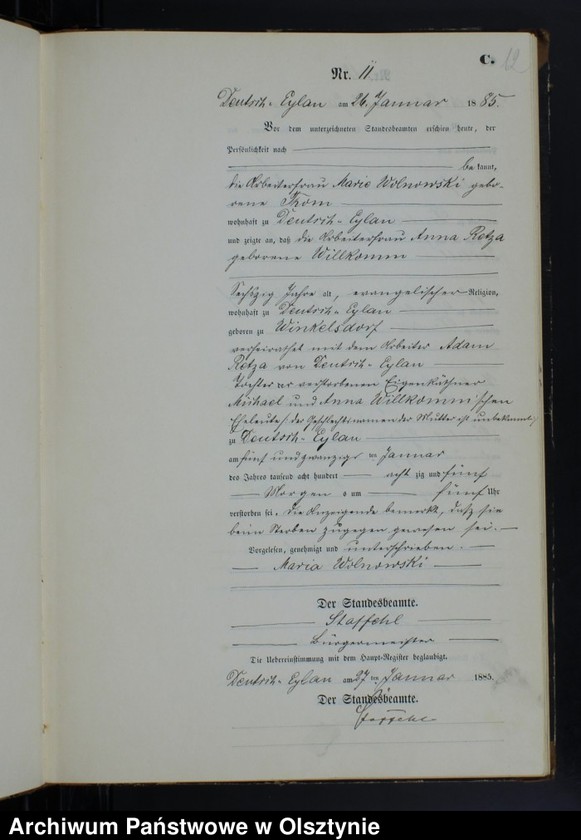 image.from.unit.number "Sterbe-Neben-Register Nr 1 - 127"