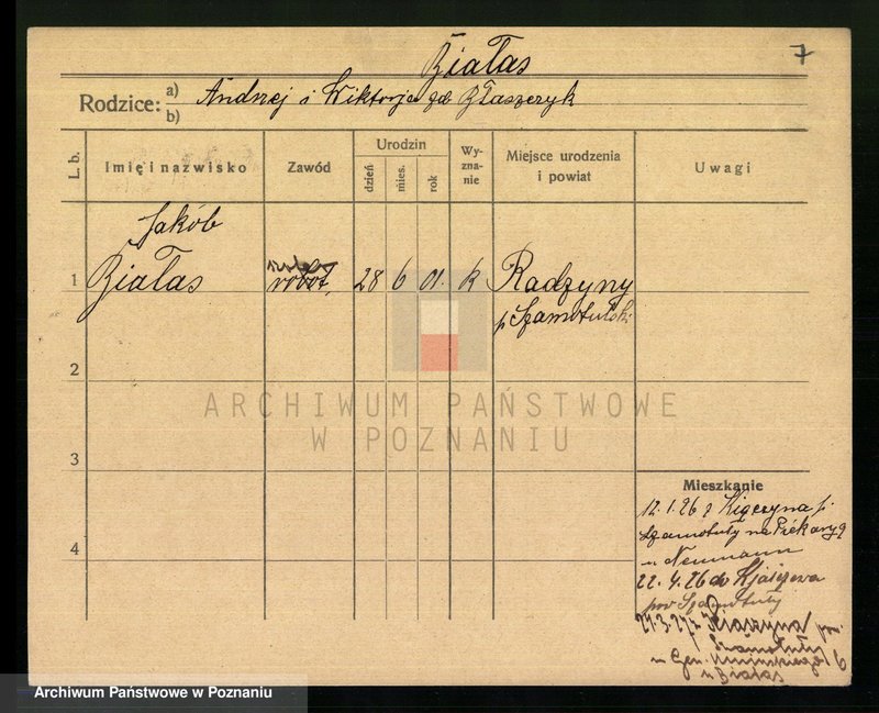 image.from.unit.number "Białas - Białożyńska"