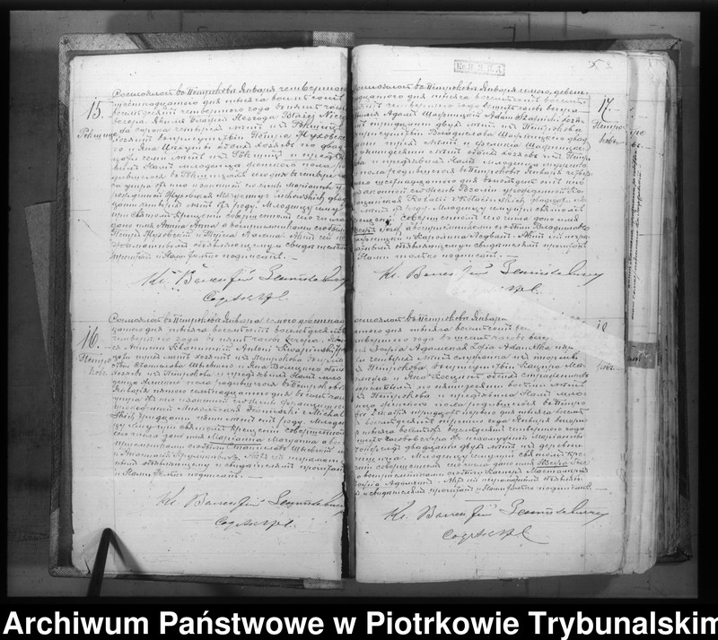 Obraz 9 z jednostki "[Księga duplikat aktów urodzonych, zaślubionych i zmarłych]"