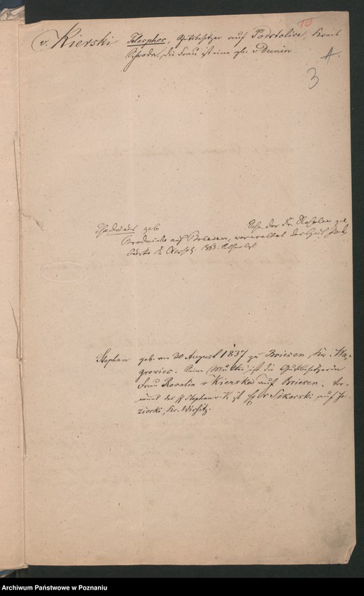 Obraz 6 z jednostki "A. betr. die Familie von Kierski"