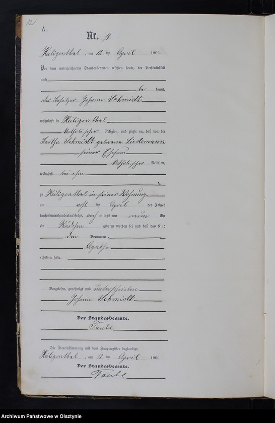 image.from.unit.number "Geburts-Neben-Register Nr 1 -45"