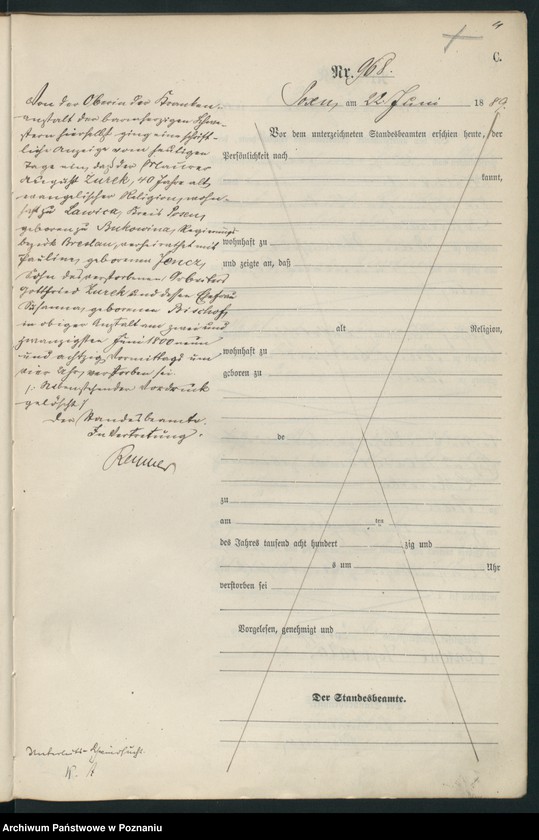 Obraz 14 z jednostki "Księga zgonów t. III"