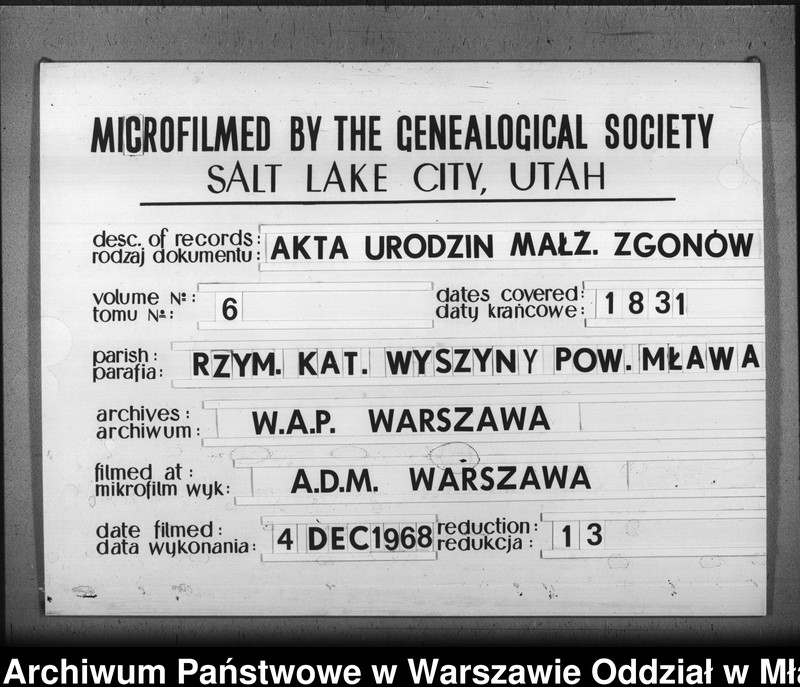 image.from.unit.number "Akta urodzeń, małżeństw i zgonów"