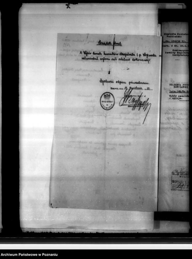 Obraz 18 z jednostki "Członkowie magistratu i rady miasta Krzywinia"