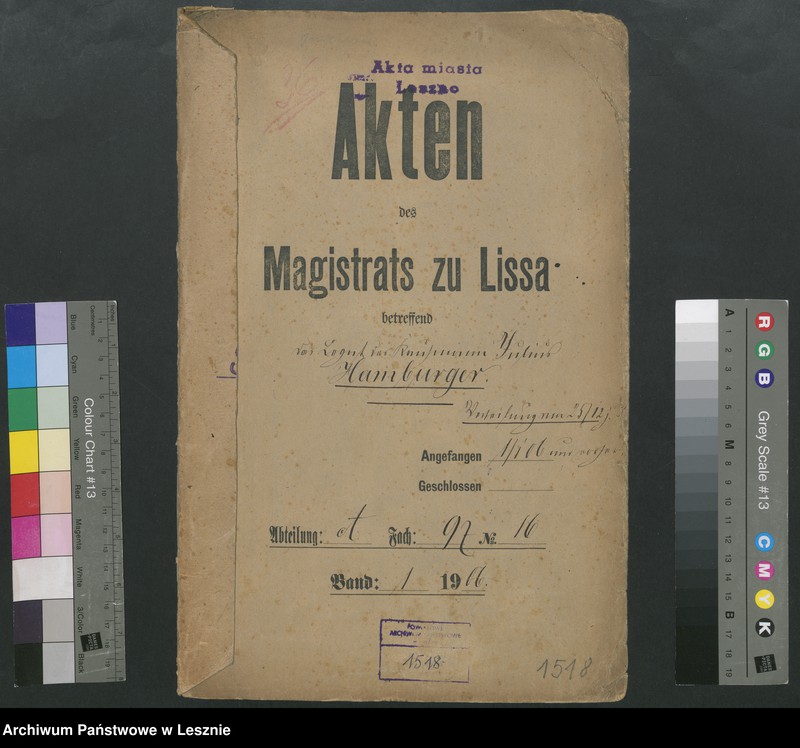 Obraz 2 z jednostki "[Das Legat des Kaufmanns Julius Hamburger]"