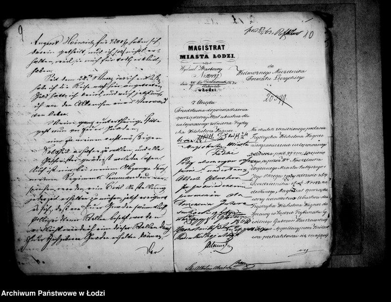 Obraz 11 z jednostki "Akta w przedmiocie attestów ubóstwa"