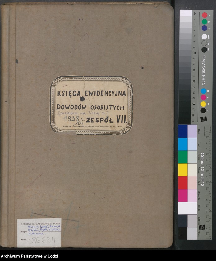 image.from.unit.number "Ewidencja dowodów osobistych wydanych przez Zarząd Miejski w Łodzi, zespół nr 7 [- nazwiska na literę S]"