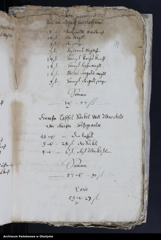 image.from.unit.number "Kirchen Rechnung des Kirchspiels Herzogswalde /1667-1669, 1681, 1708, 1709, 1712, 1715, 1717-1720./"