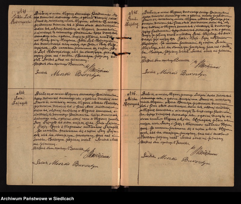 image.from.unit.number "Księga aktów zgonów wyznania mojżeszowego [wpisy od aktu 1 z listopada 1915 roku]"