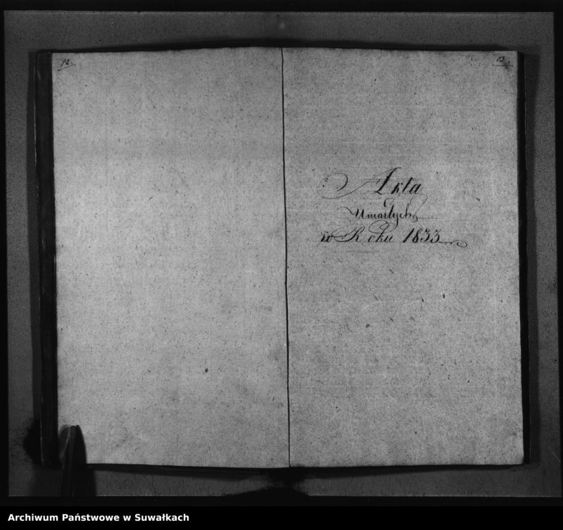 image.from.unit.number "Duplikat wyz. Mojżeszowego gm. Bakałarzewo 1833 r. urodzin, małżeństw i zgonów"