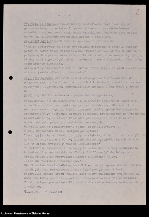 image.from.unit.number "Protokóły z posiedzeń Komisji Wychowania i Oświaty Wojewódzkiej Rady Narodowej w Zielonej Górze"