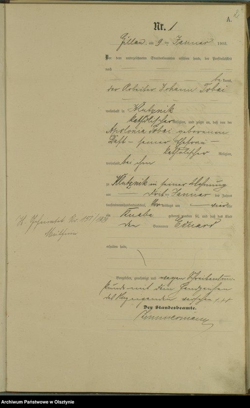 image.from.unit.number "Geburts-Haupt-Register Nr 1 - 56"